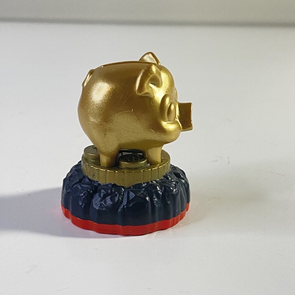 Activision Skylanders Gold Pig Piggy Bank Figure With Dark Base - Picture 4 of 8